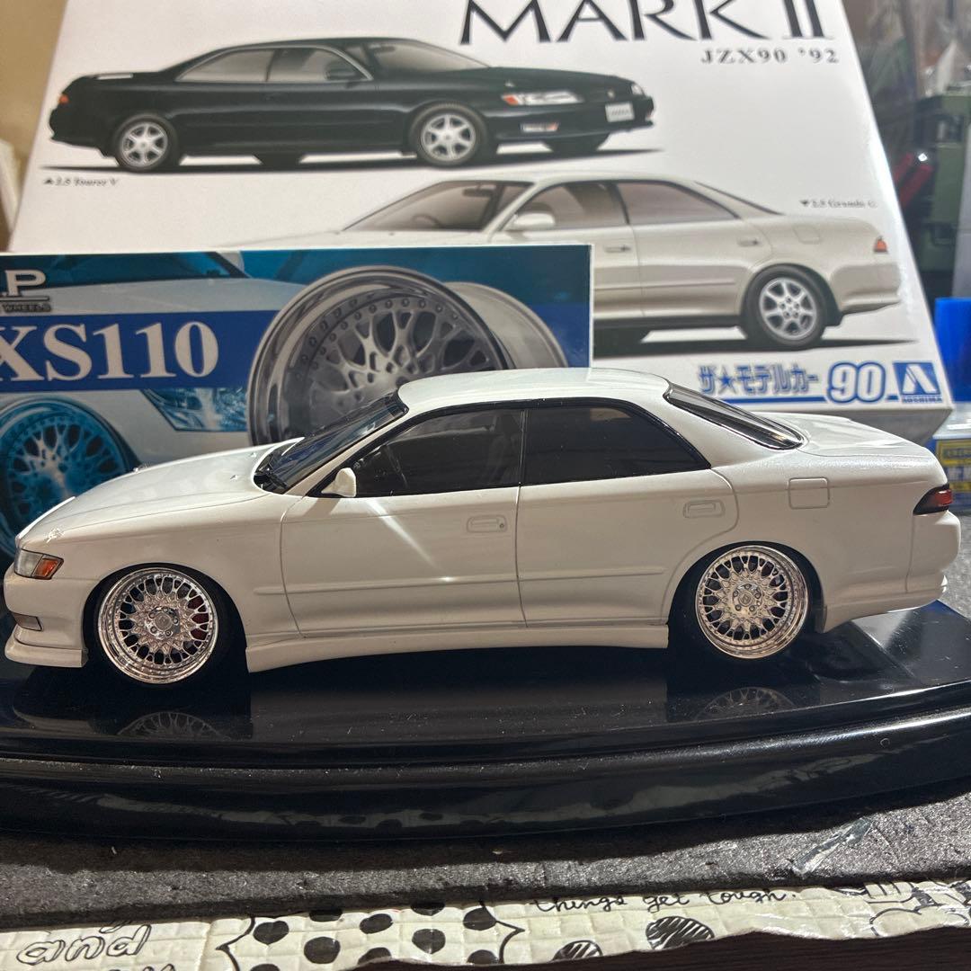 JZX90 マークII プラモデル完成品1/24