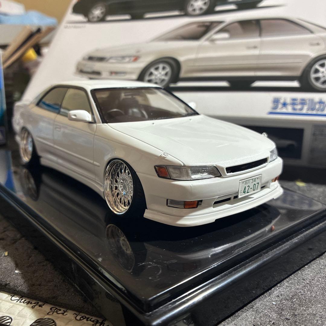 JZX90 マークII プラモデル完成品1/24