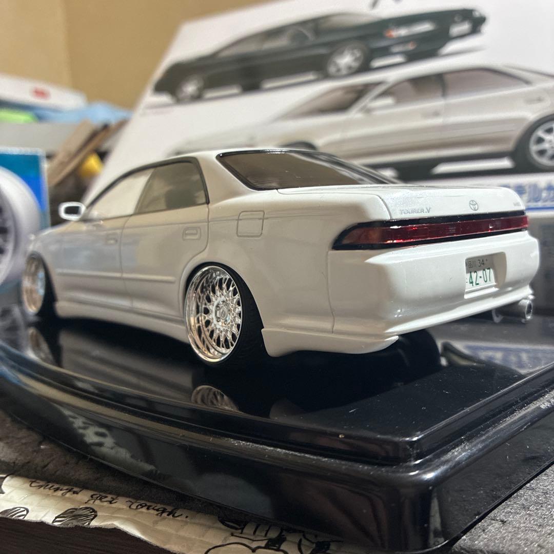 JZX90 マークII プラモデル完成品1/24