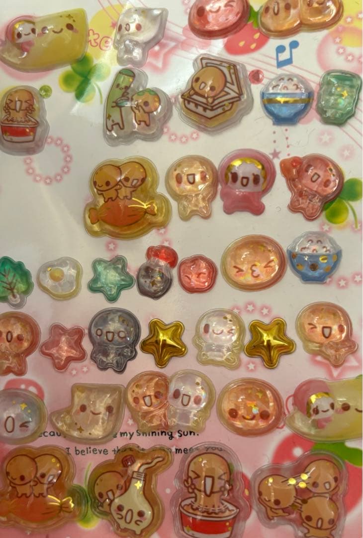 シール帳　完成品　ボンボンドロップシール おはじきシール