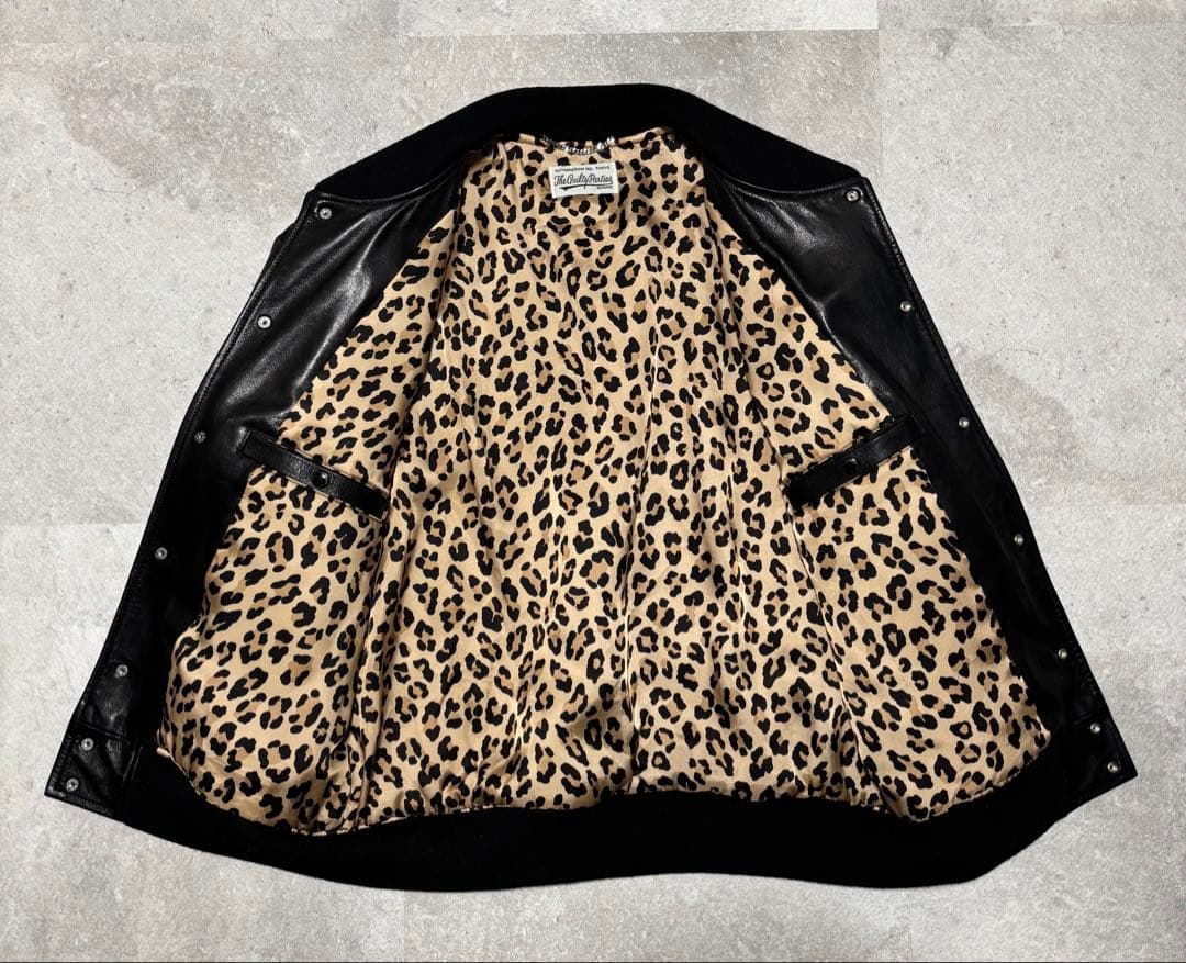 wackomaria ワコマリア LEATHER VARSITY JACKET
