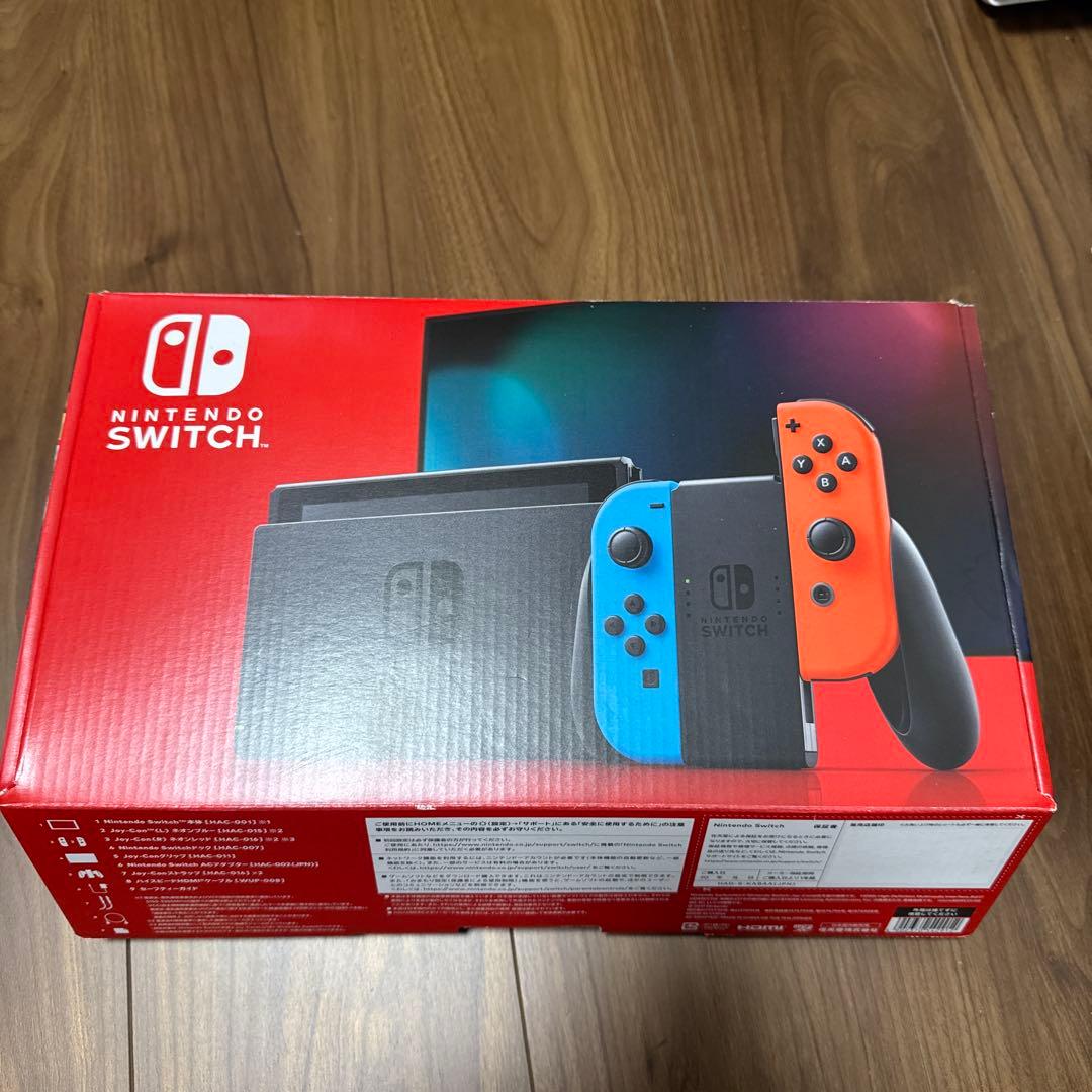 Nintendo Switch 赤/青 本体 スクリーンプロテクター付き