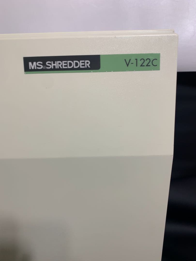 明光商会 V-122C ワンカットクロス MSシュレッダー A4サイズ 業務用
