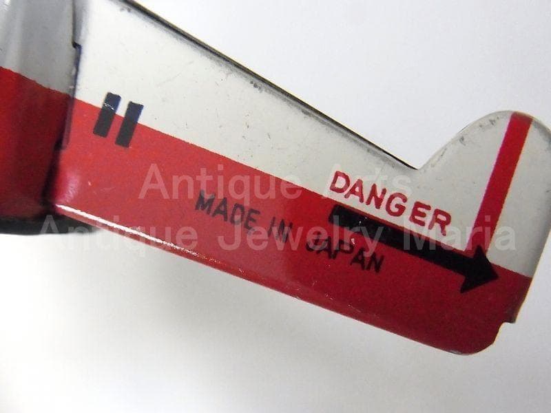 ブリキの飛行機が走る ドリームランド エアポート １９６０年代　日本製　箱付き