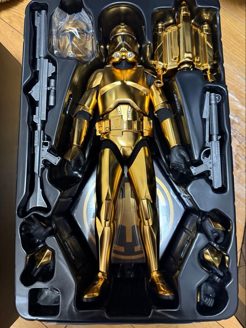 ホットトイズ　クローン・トルーパー　ゴールドクロム