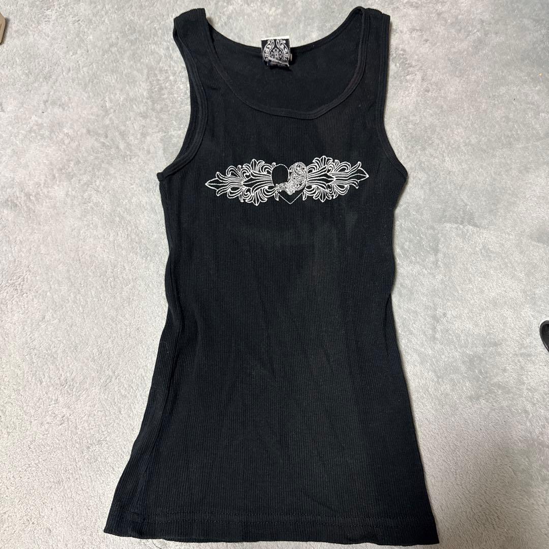 Chrome Hearts ブラック タンクトップ ワンサイズ