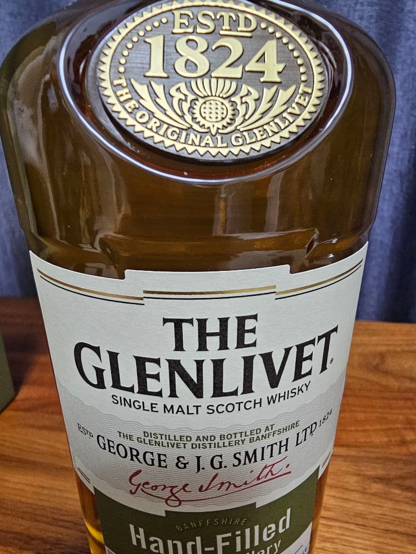 グレンリベット ハンドフィル 1997年蒸留 18年熟成 蒸留所限定版