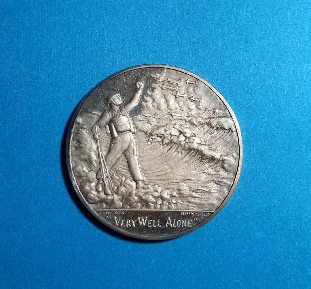 ウィンストン・チャーチル1874-1965記念 銀メダル小　ケース付き