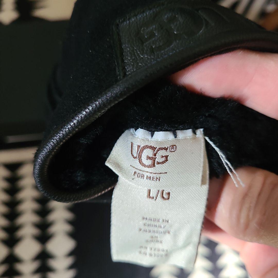 UGG メンズブラック手袋 Lサイズ(箱無し)