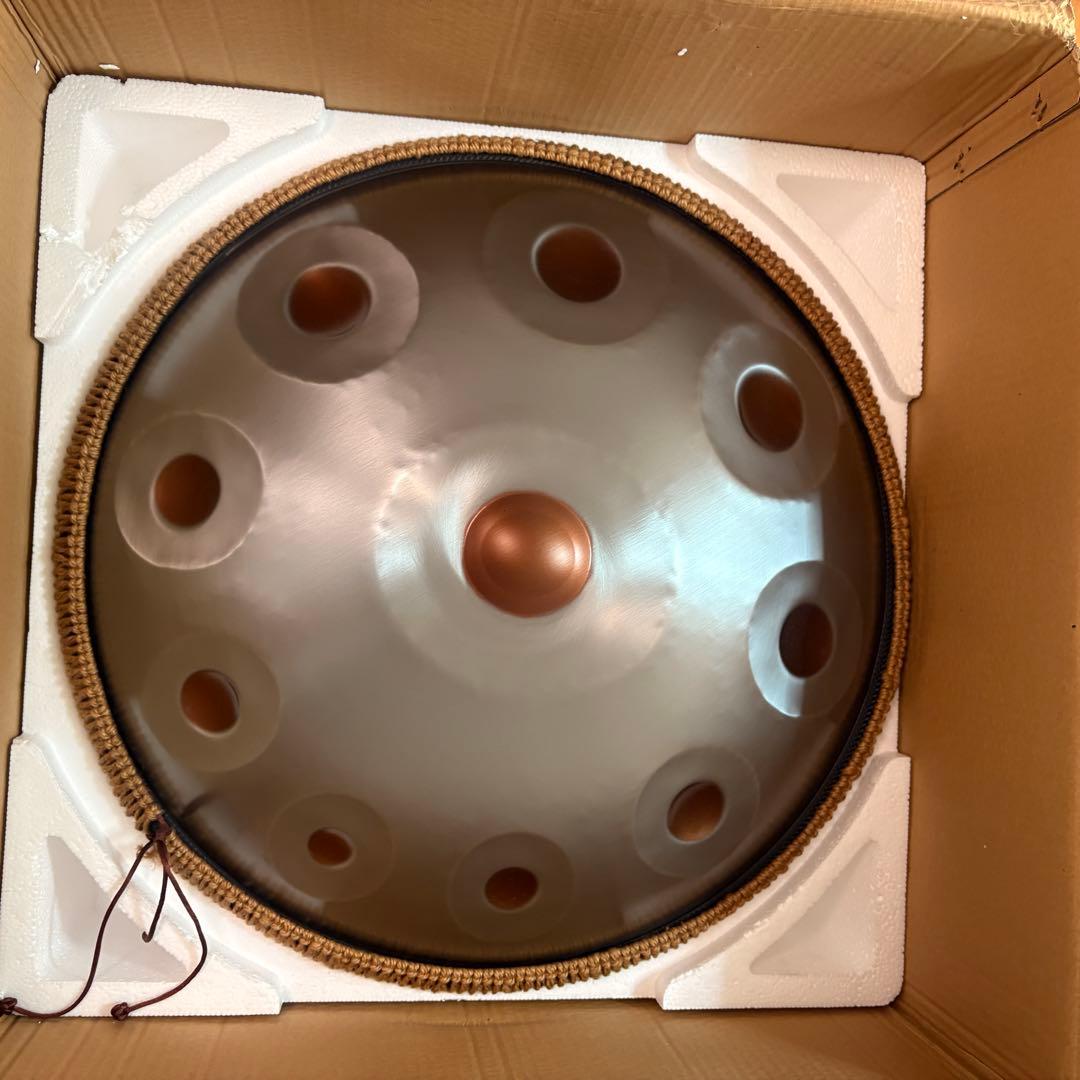 ハンドパン Dマイナー 10音 432Hz 付属品付き