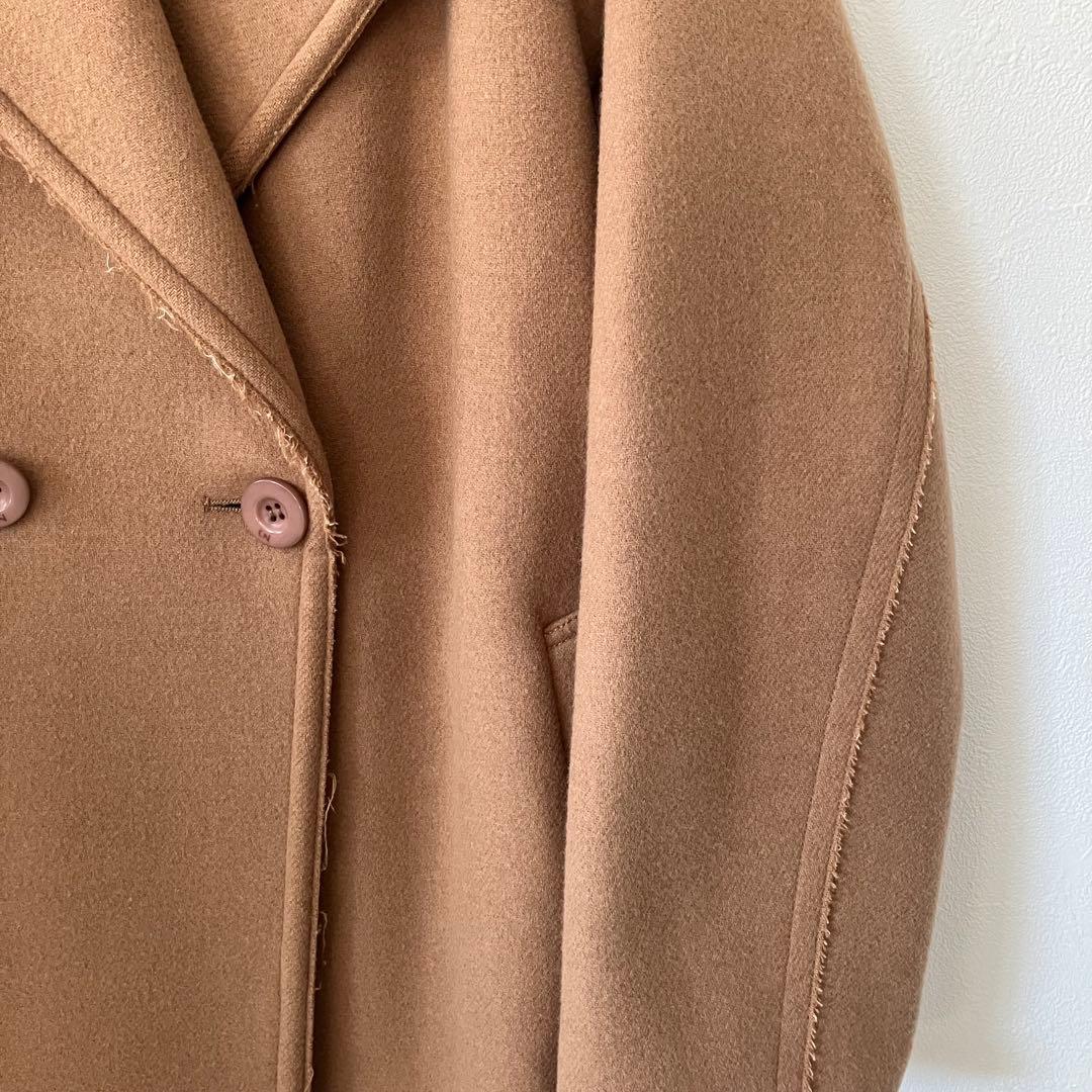 ◆美品 UN3D アンスリード バックオリガミコート キャメル