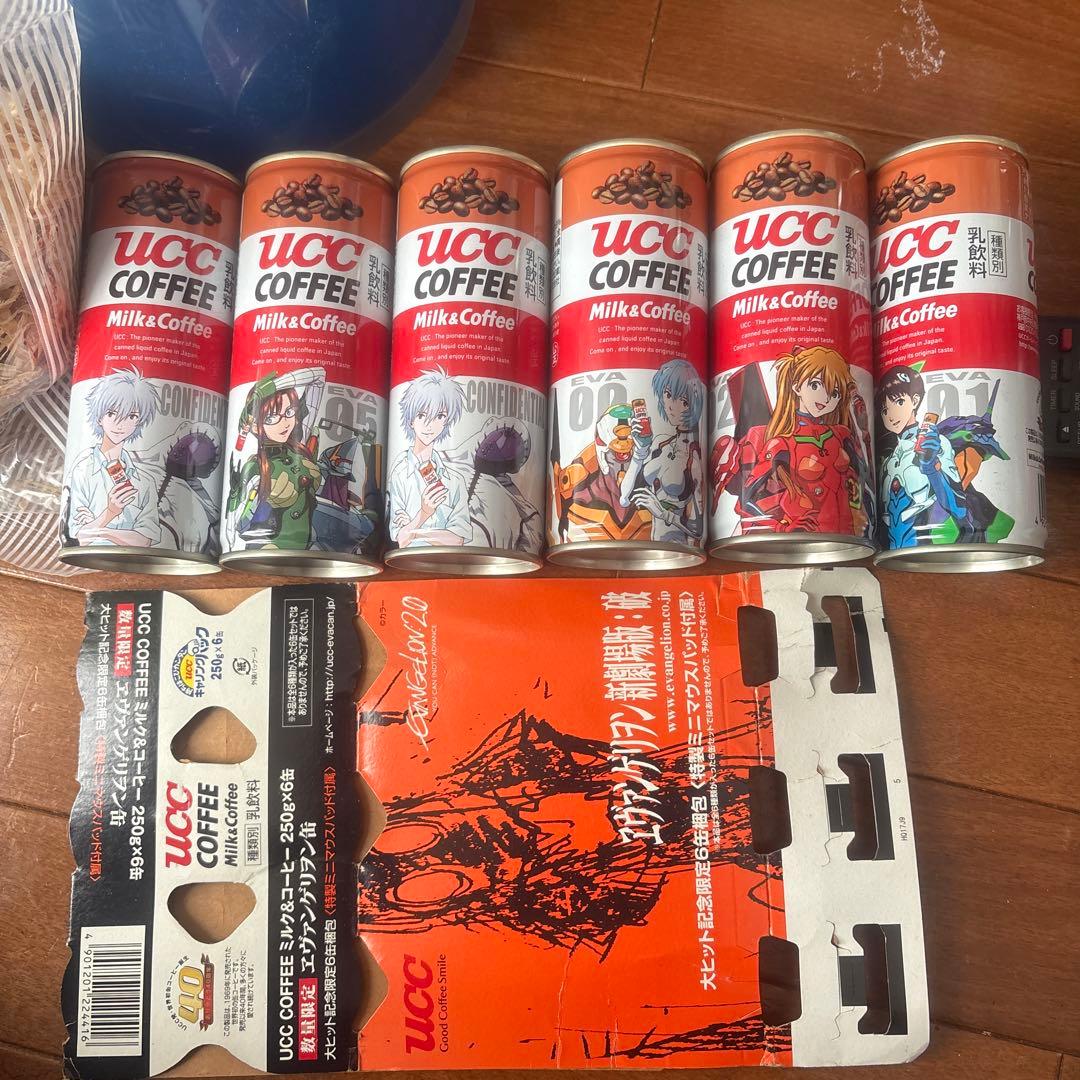 UCC ミルクコーヒー エヴァンゲリオン 6本セット