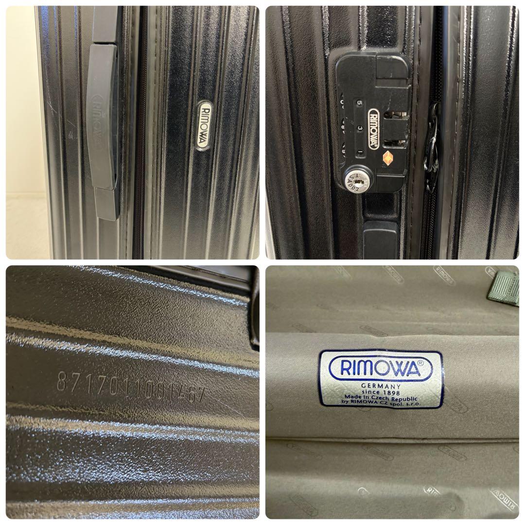 【大人気】RIMOWA サルサ スーツケース キャリーバッグ 4輪 ブラック