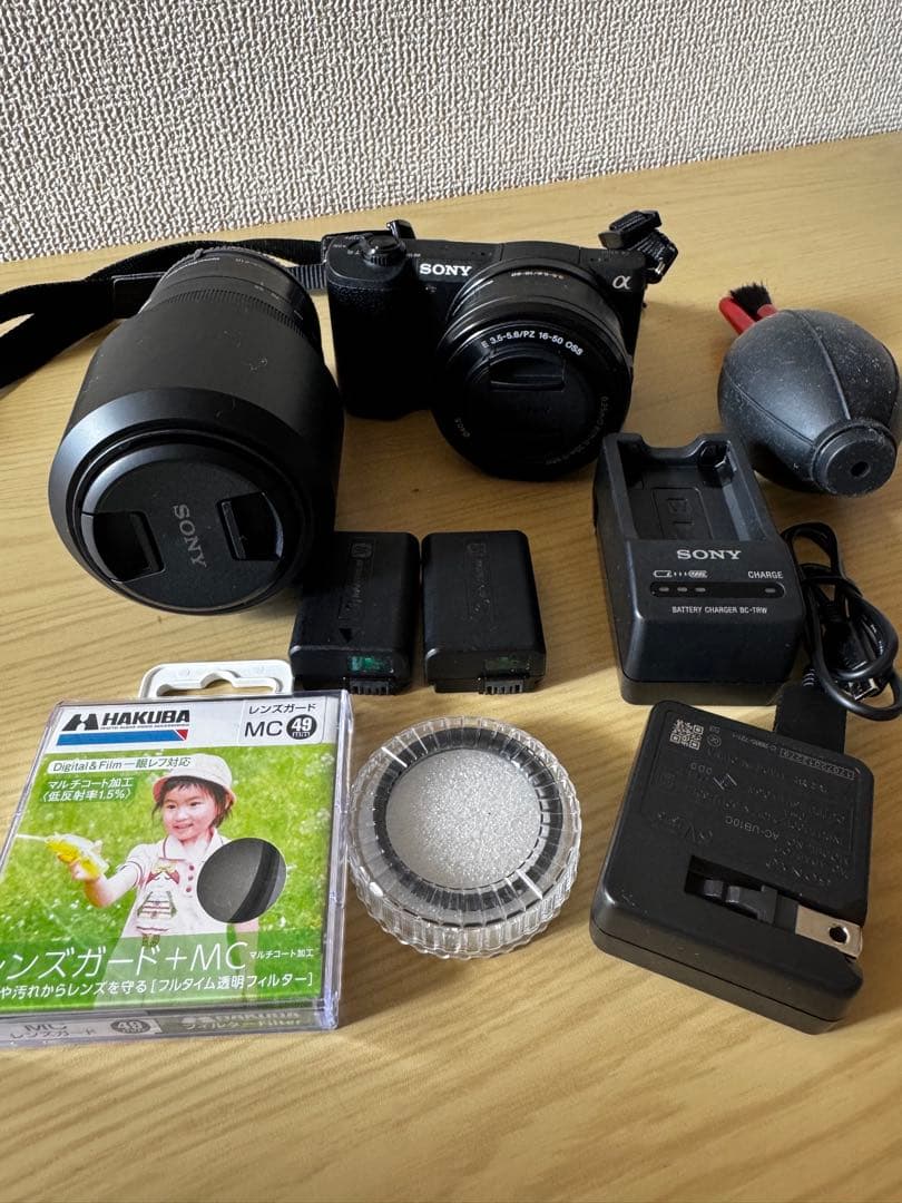 動作確認済み　SONY α5100 ミラーレス 望遠レンズ付き 美品セット
