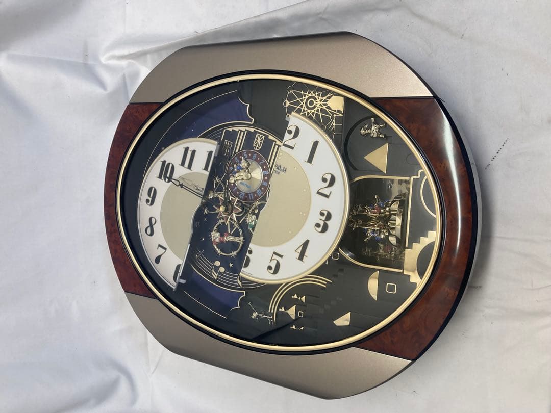 【未使用品】リズム時計　からくり時計掛時計 4MH751CZ
