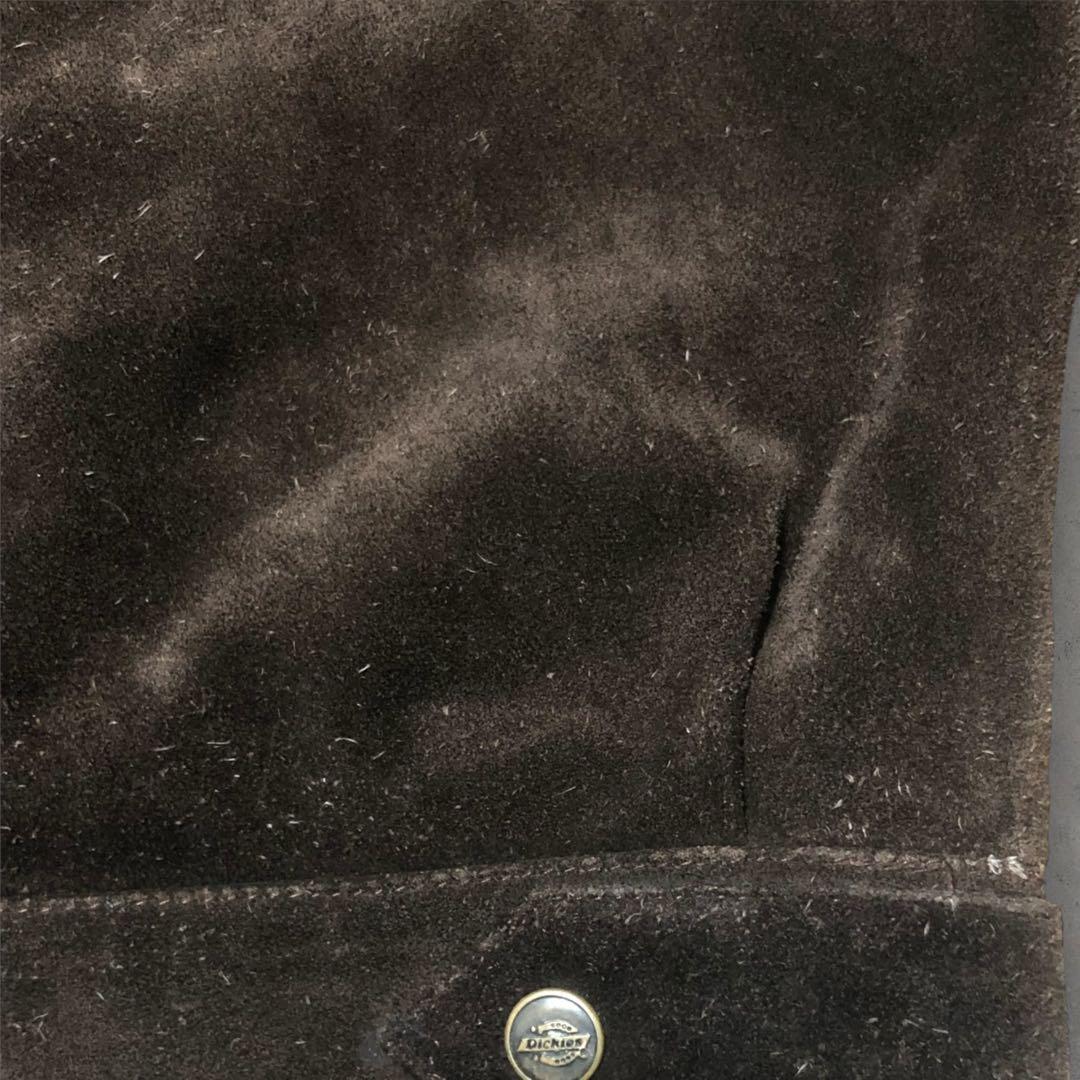 【送料無料】古着好き必見！DickiesヴィンテージスエードジャケットXLサイズ