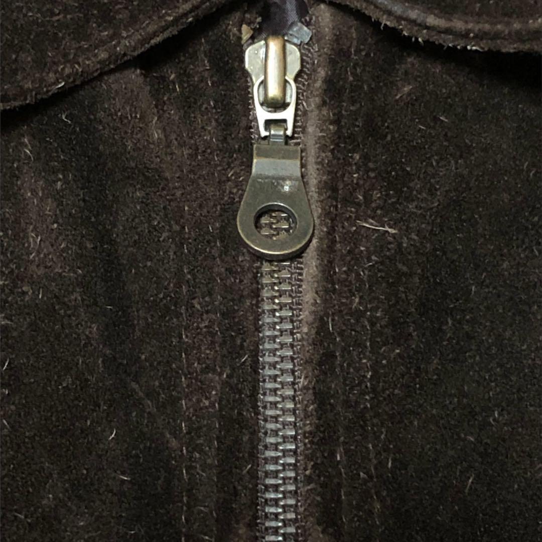 【送料無料】古着好き必見！DickiesヴィンテージスエードジャケットXLサイズ