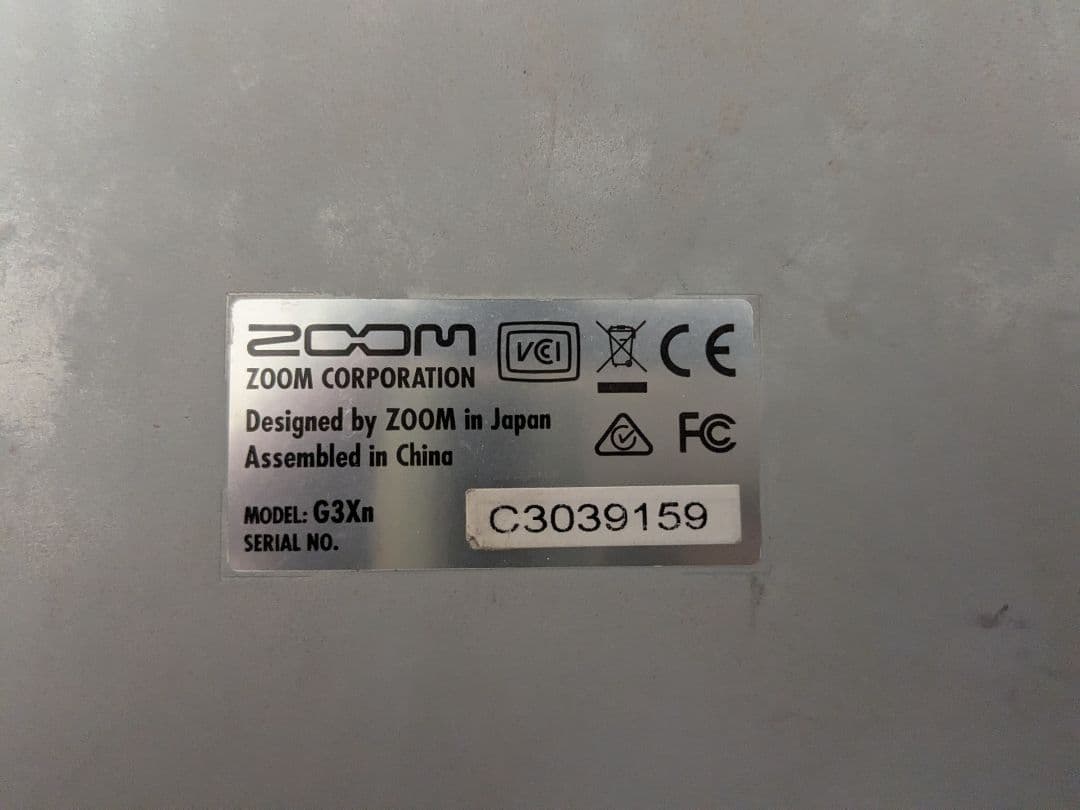 ZOOM G3Xn マルチエフェクター ギターエフェクター 箱付属