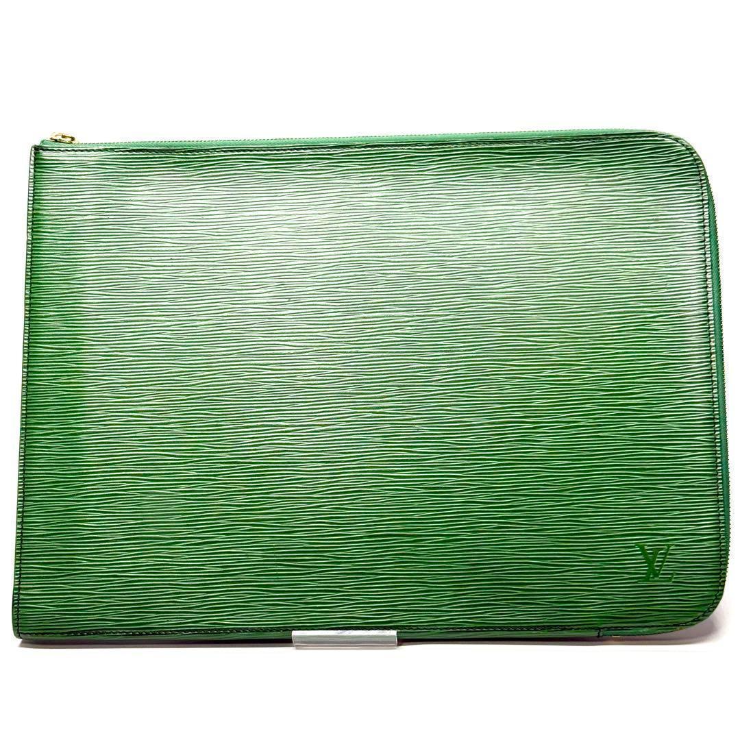 ルイヴィトン ポッシュ ドキュマン エピ ボルネオグリーン M54494 メンズ