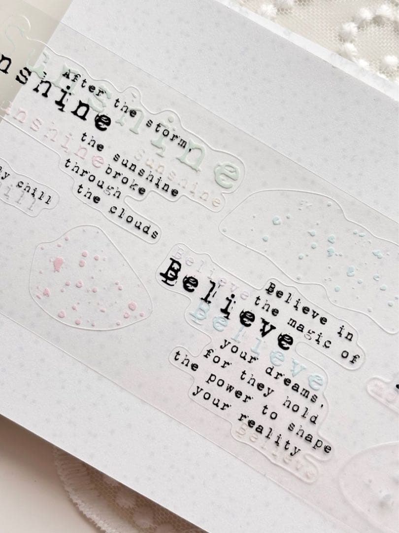 ggaggong 海外マスキングテープ　マステ 【2420】