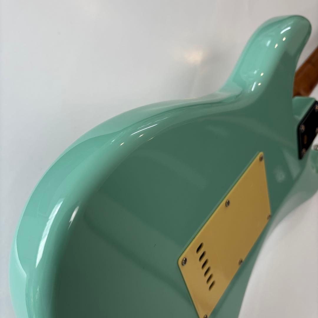 ★美品★Bacchus バッカス　ストラトローステッドメイプル　サーフグリーン