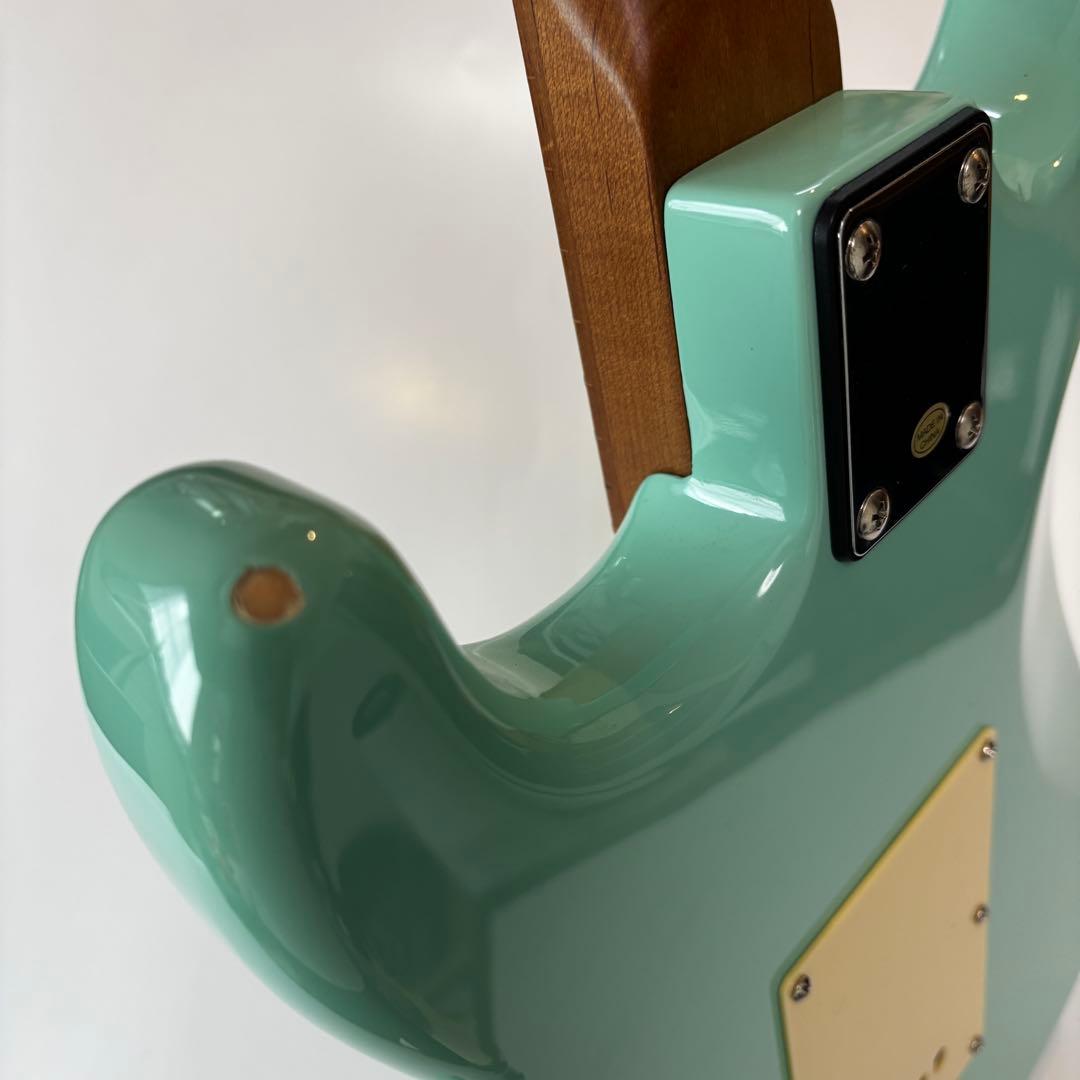 ★美品★Bacchus バッカス　ストラトローステッドメイプル　サーフグリーン