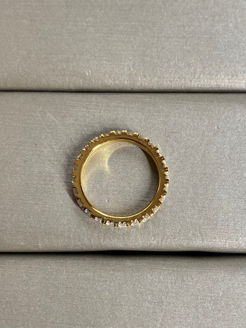 専用最高級モアサナイト　モアッサナイト　フルエタニティ　リング3号