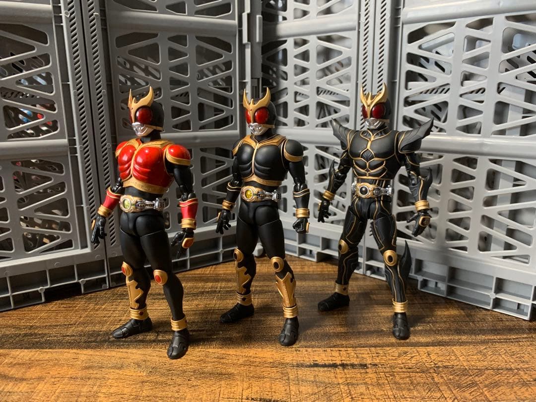 【開封品箱無し】真骨彫 仮面ライダークウガ 3体セット S.H.figuarts