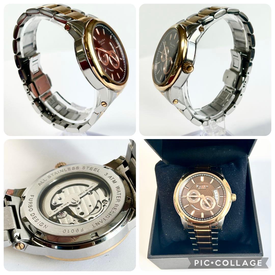 【美品/稼働】Furbo F9010 GLD /SIL /BLK　自動巻き