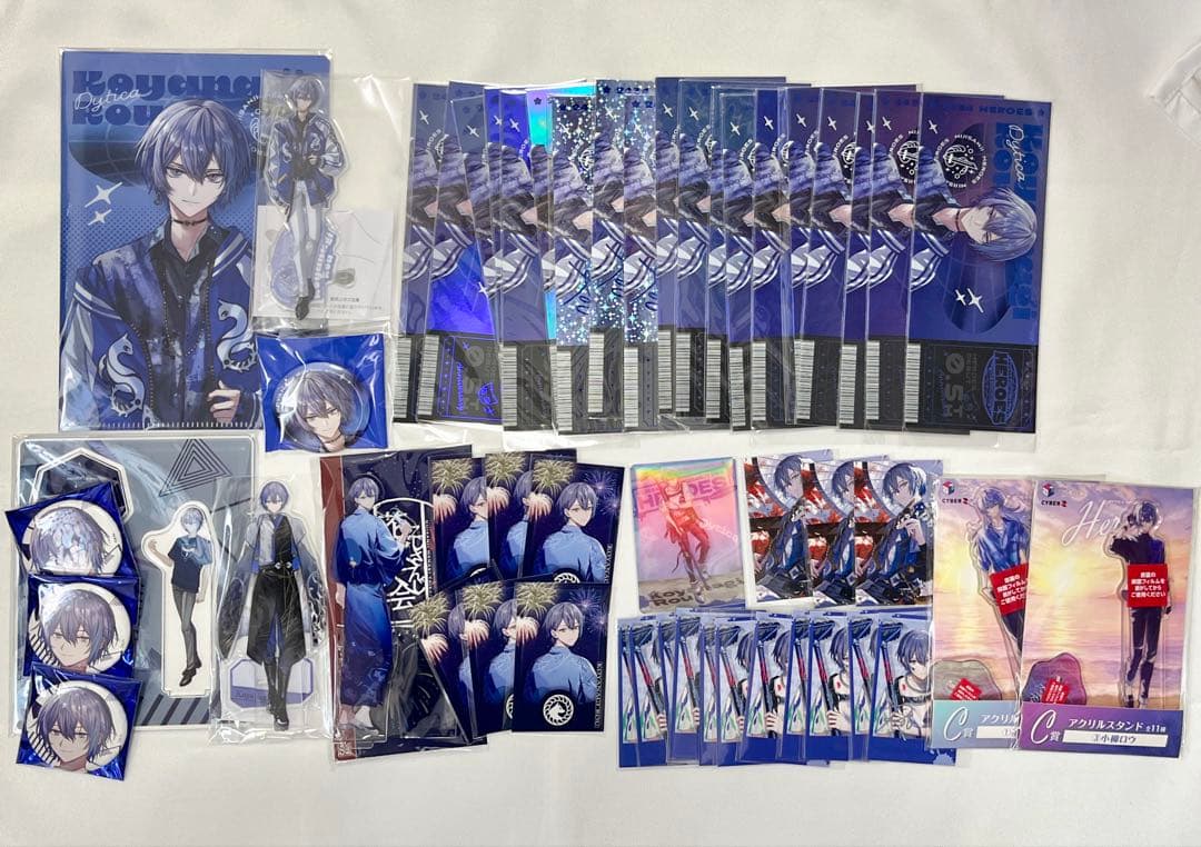 にじさんじ 小柳ロウ アクスタ 缶バッジ ホロチケ まとめ売り 誕生日グッズ