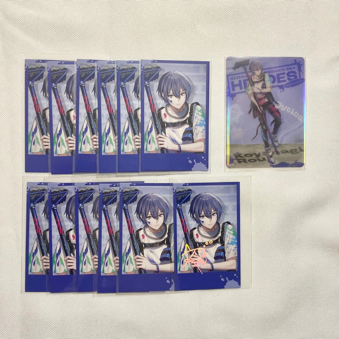 にじさんじ 小柳ロウ アクスタ 缶バッジ ホロチケ まとめ売り 誕生日グッズ