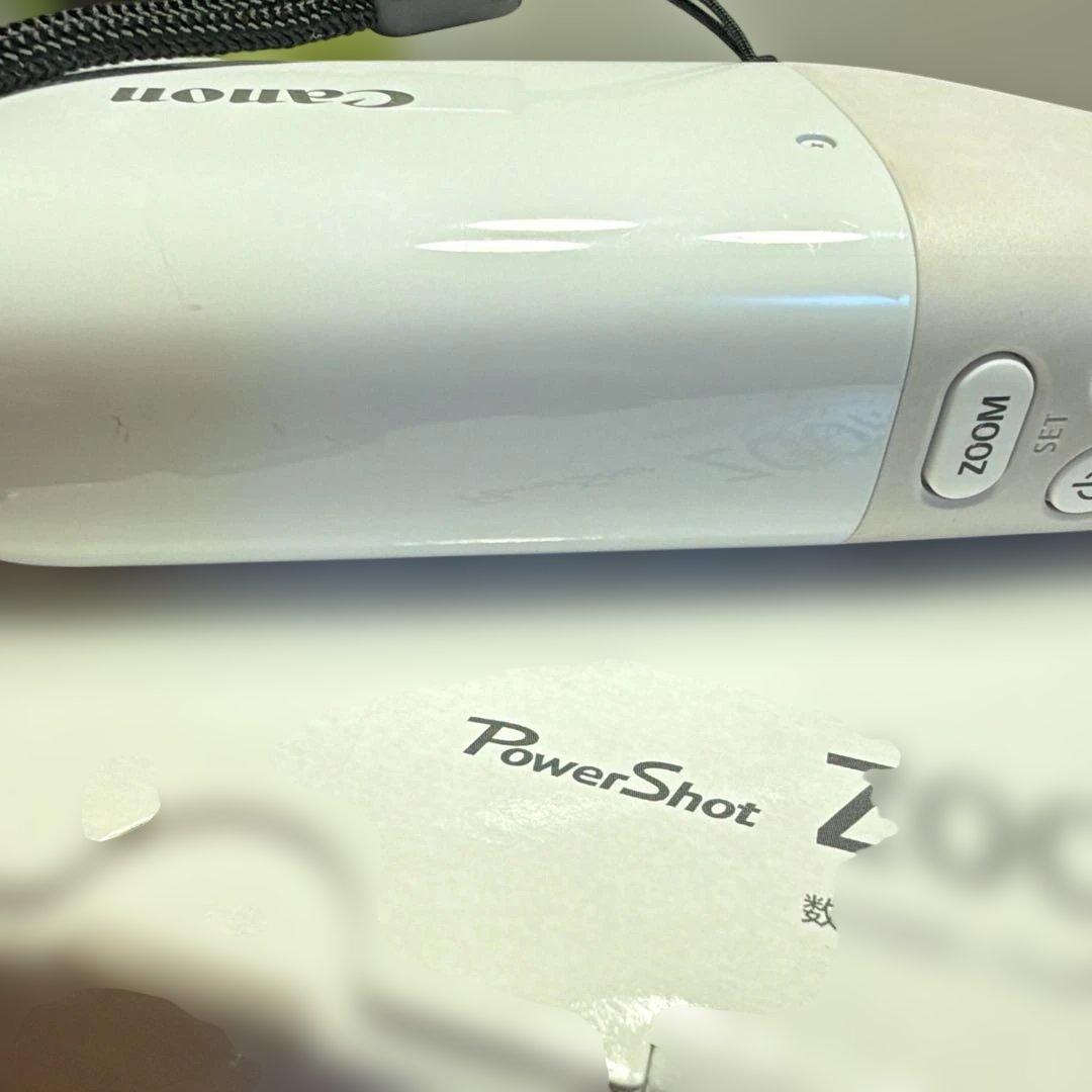 真*様 Canon コンデジPowerShot ZOOM ホワイト カード付き