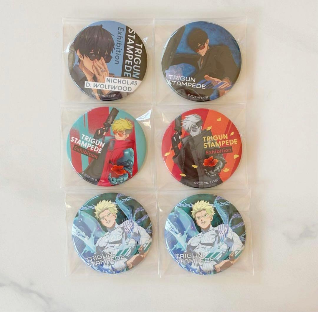 トライガン トライガンスタンピード トライガン展 アクスタ 缶バッジ まとめ売り