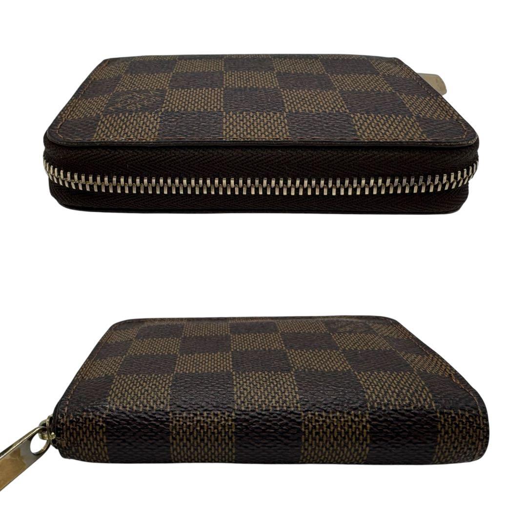 ☆超絶美品☆ ルイヴィトン　パース　ラウンドファスナー　ダミエ　ブラウン