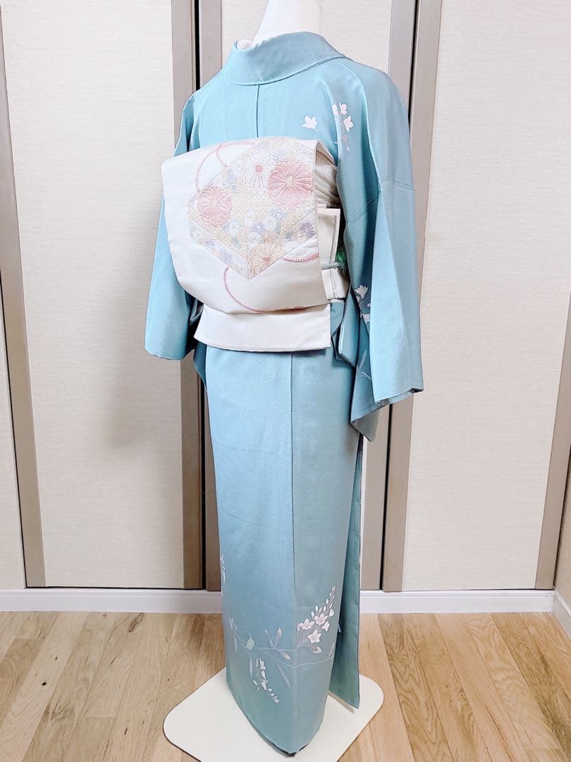 作家者　訪問着　本加賀友禅　フルセット　卒業式　入学式　お宮参　S M 袋帯