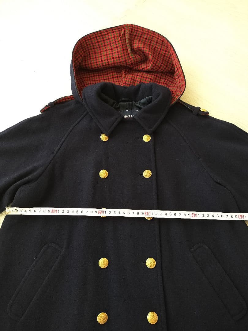 familiar 　コート　ネイビー ダブルブレストコート 140 150