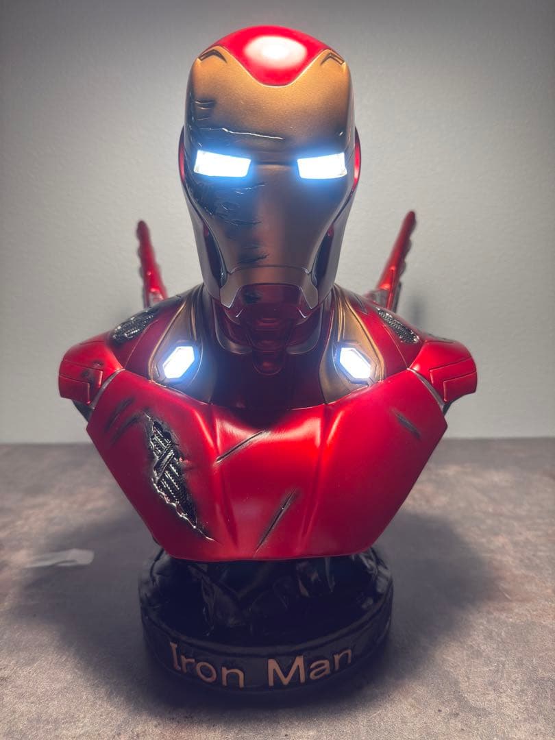 アイアンマン Mk50 1/2スケール 大型スタチュー 全高36cm！発光！