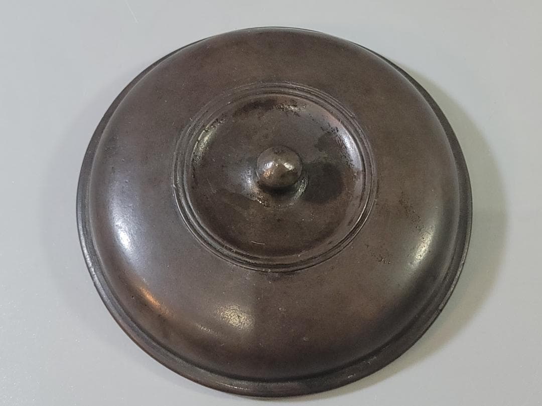 DT712 古銅 水注 瓶 時代物