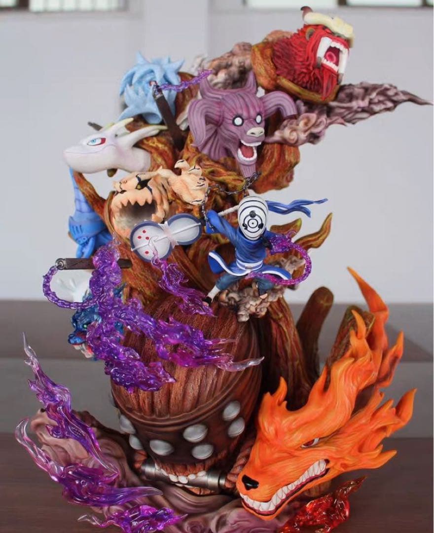 NARUTO ナルト うちはオビト ガレージキット ガレキ スタチュー①②