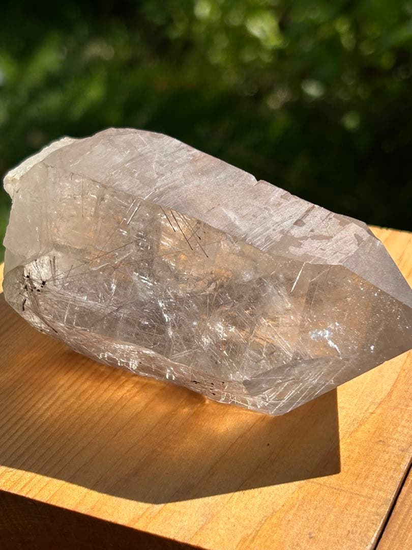 ブラウンルチル原石カテドラルAAAAAレインボー入 希少価値‼️大特価SALE