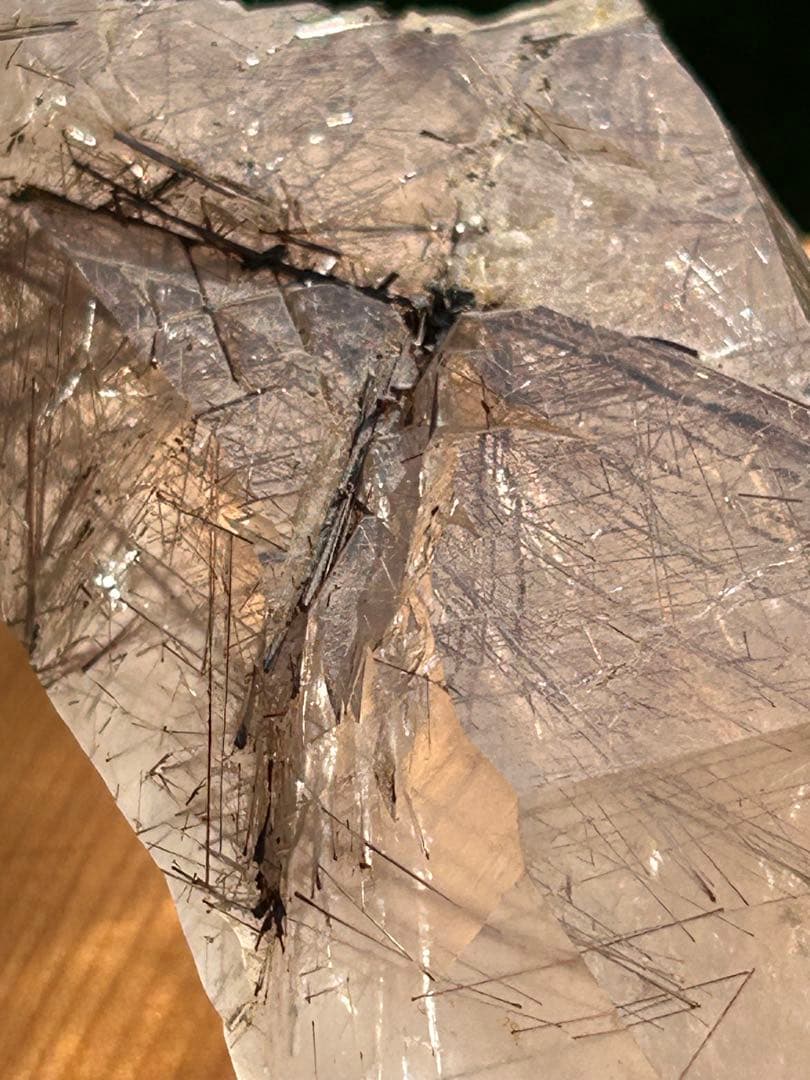 ブラウンルチル原石カテドラルAAAAAレインボー入 希少価値‼️大特価SALE