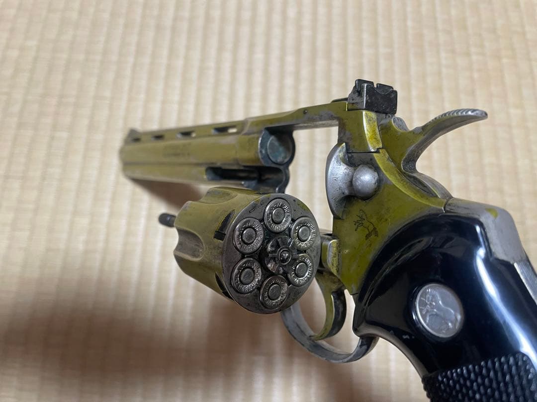 コクサイ　コルトパイソン　8インチ　357マグナム　金属モデルガン