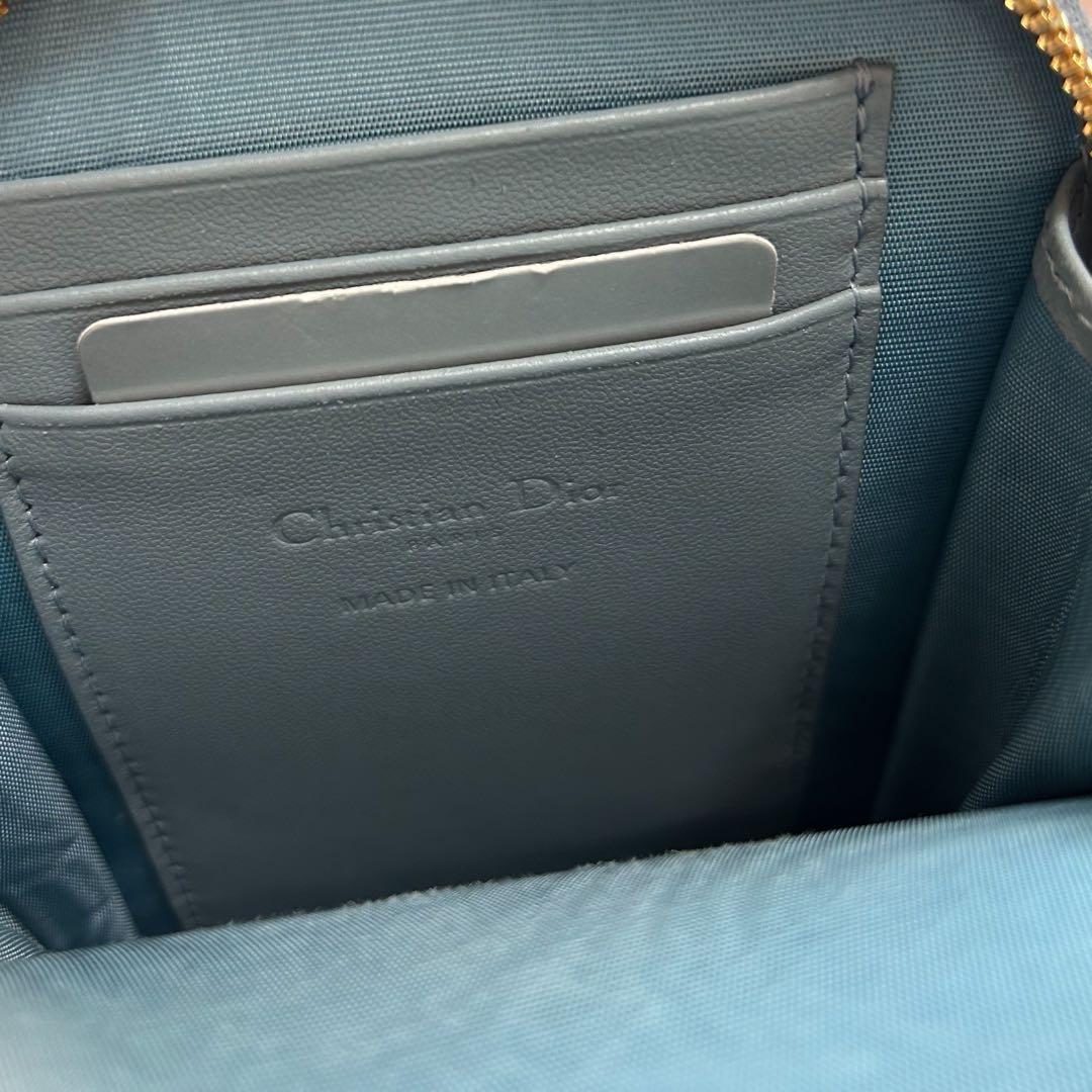 Lady Dior Call'in Dior フォンホルダー ブルーグレー