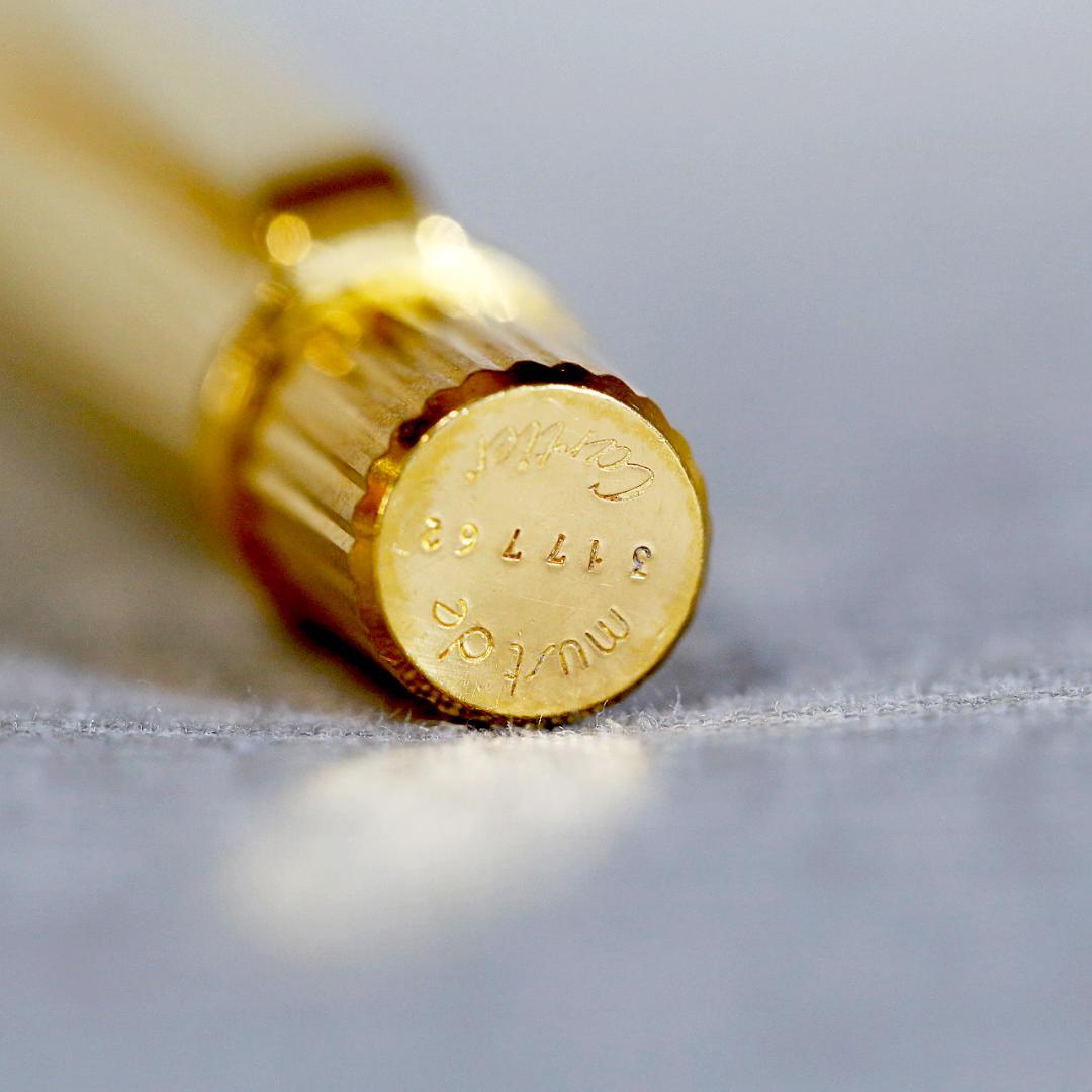 【送料込み】カルティエ ボールペン マスト ゴールド プレート