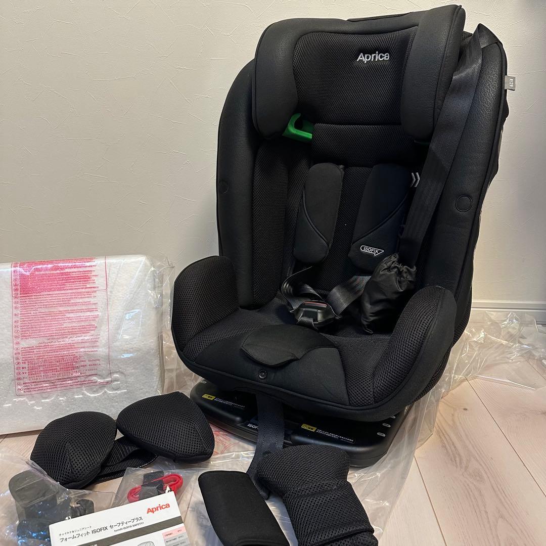★美品 Aprica フォームフィット ISOFIX セーフティープラス 黒★