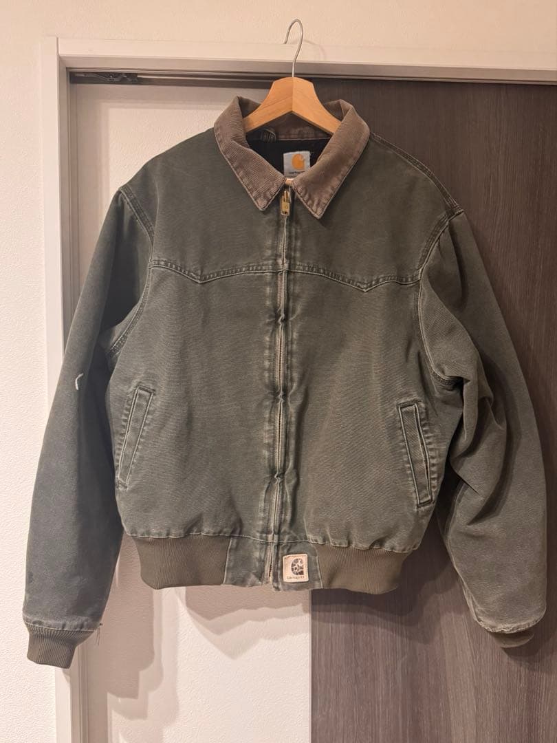【激渋MOS】Carhartt サンタフェジャケット J14 モスグリーン