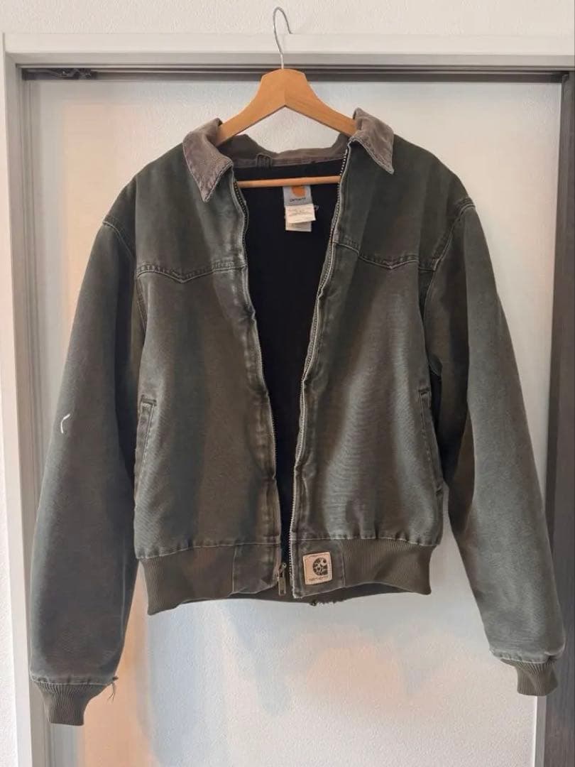【激渋MOS】Carhartt サンタフェジャケット J14 モスグリーン