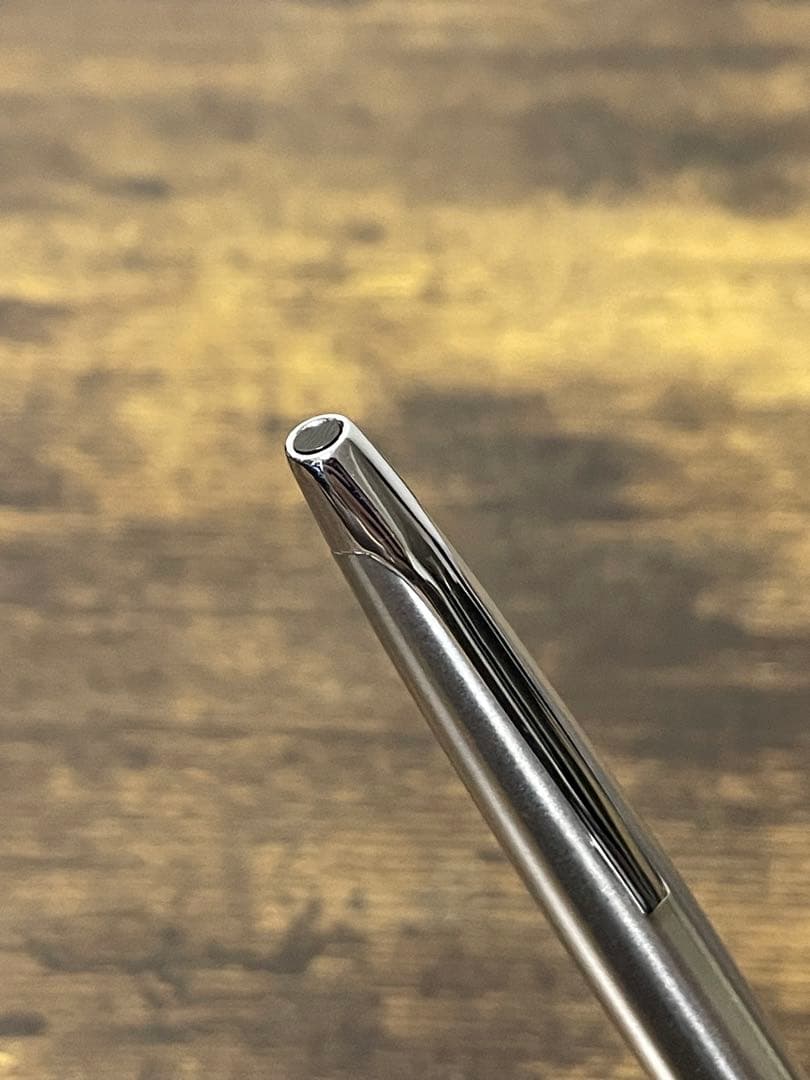 試筆のみ　1972年製　ペン先軸一体型　中細字　ミュー　万年筆　備品付き