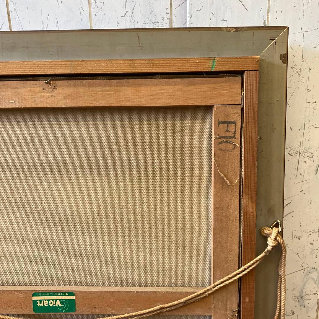 昭和レトロ ルノワール 春の花束 絵画 油絵 油彩画 複製画 静物画 春の花