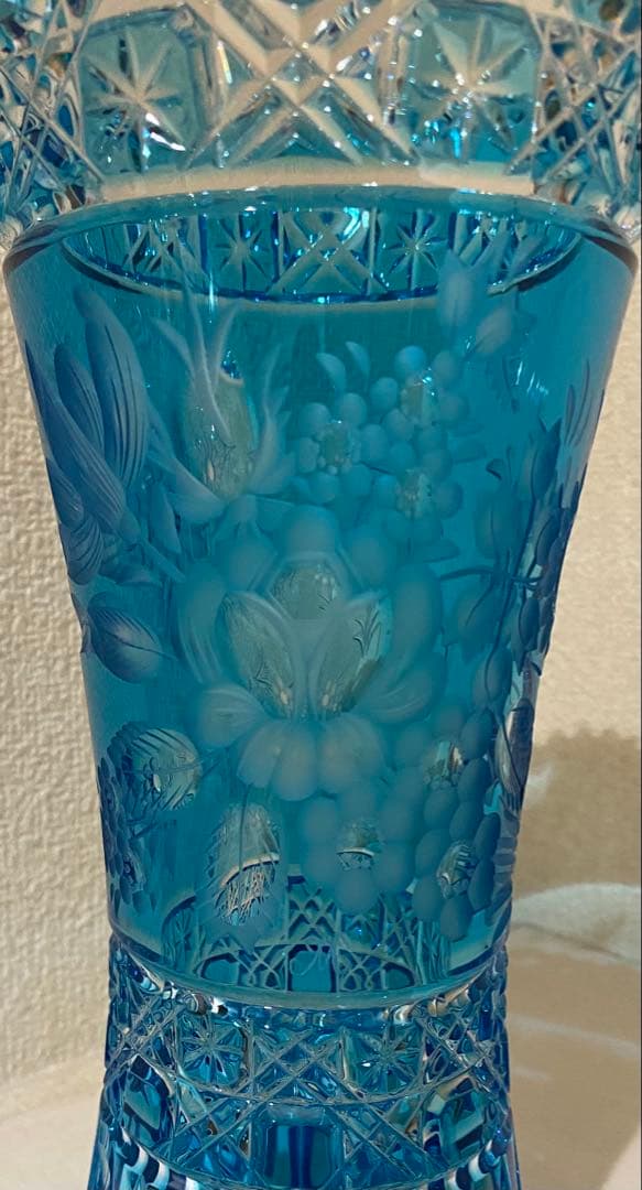 Meissen (マイセンクリスタル) マイセンフラワー　花瓶26cm 箱無し